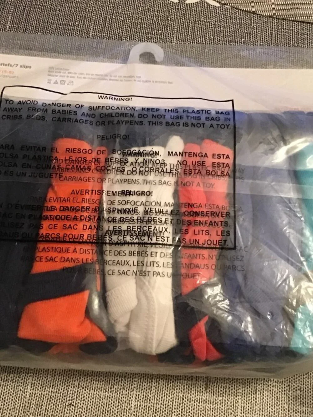 New Gymboree Boy's Size 5-6 Brief Underwear--7 Pairs